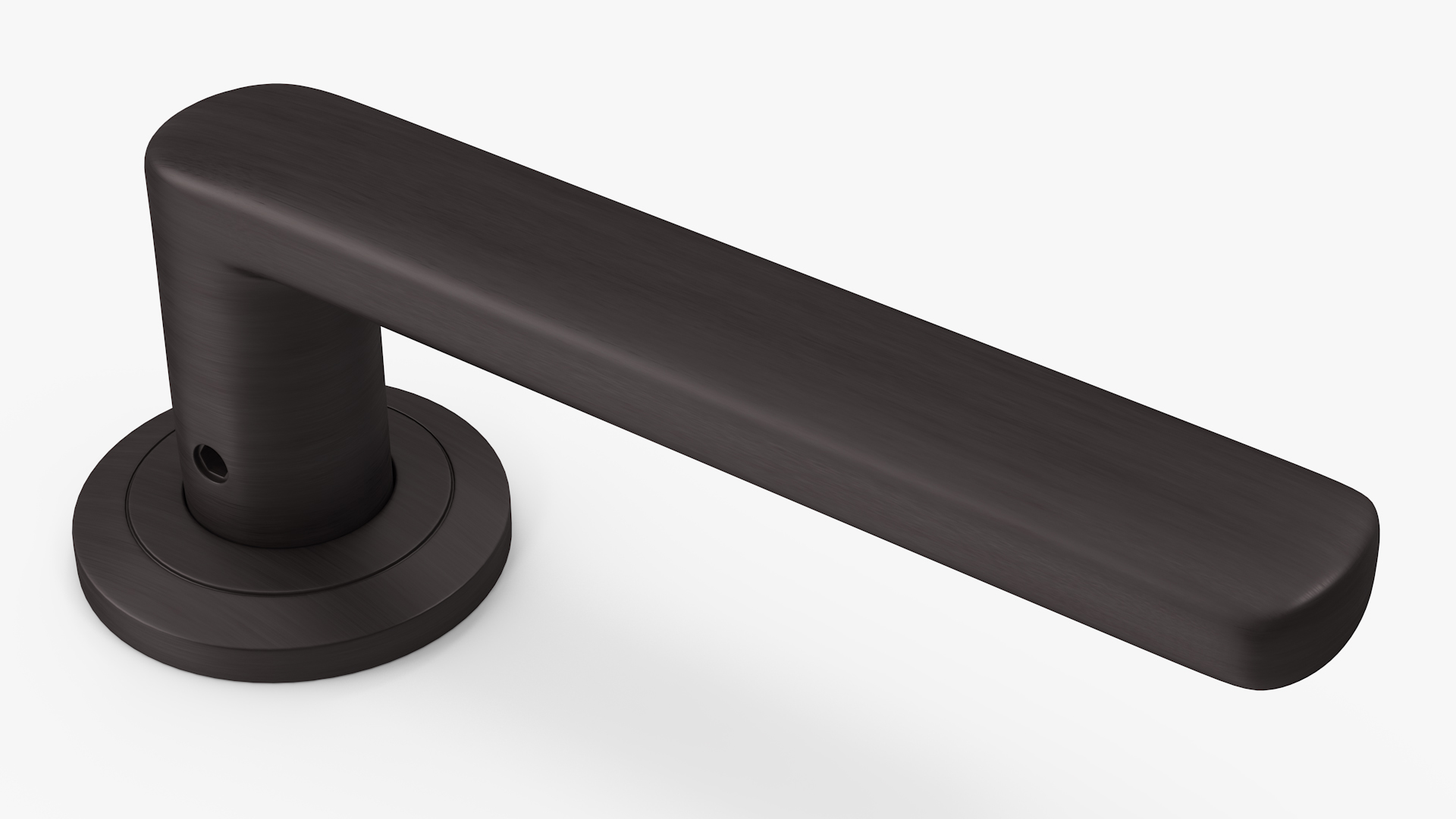 3D Dark Bronze Straight Door Handles model