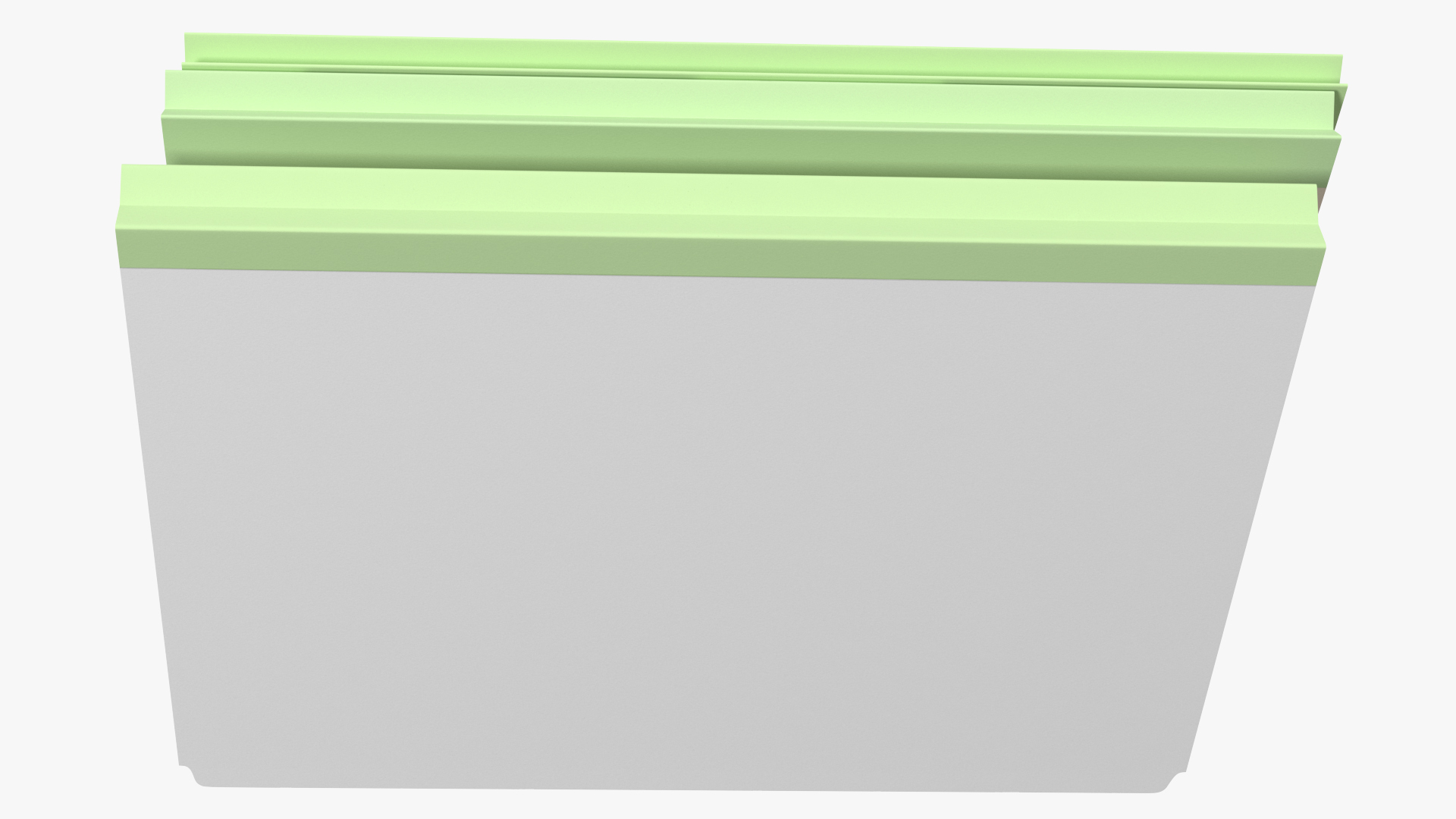 Colored Cardboard File Folder 3D model