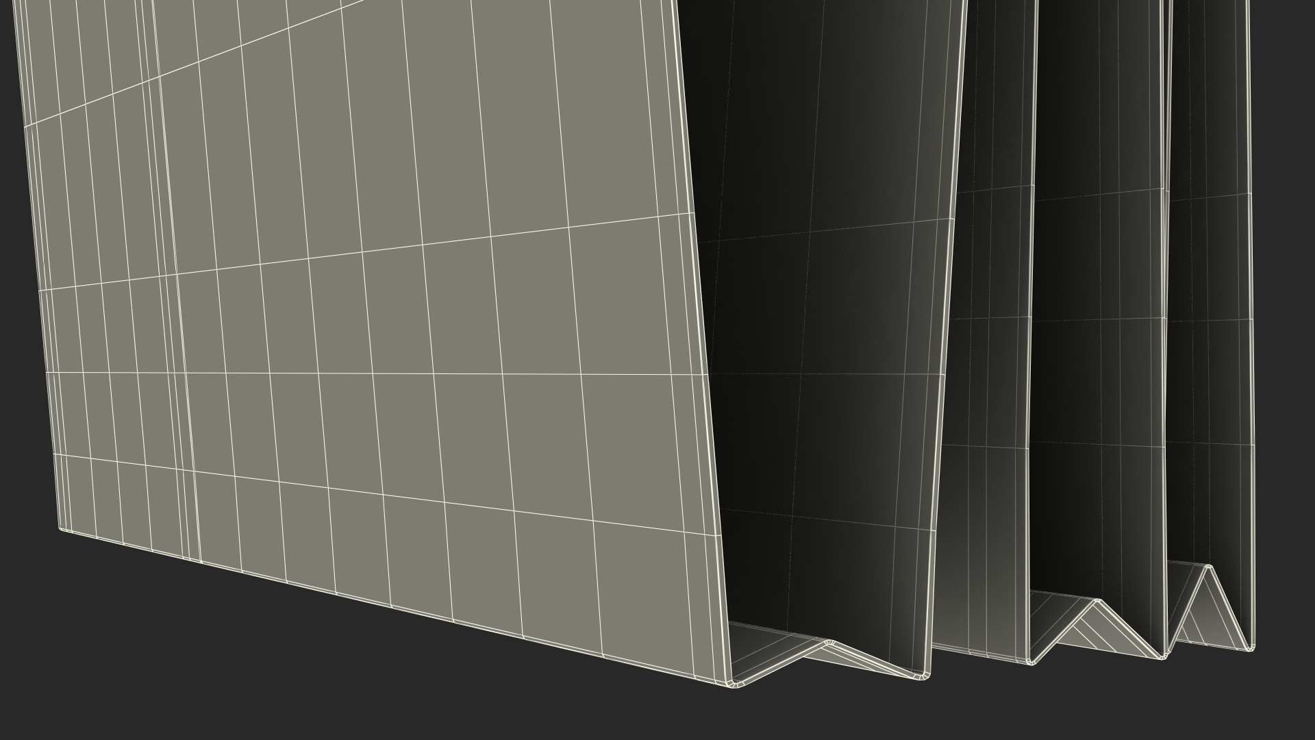 Colored Cardboard File Folder 3D model