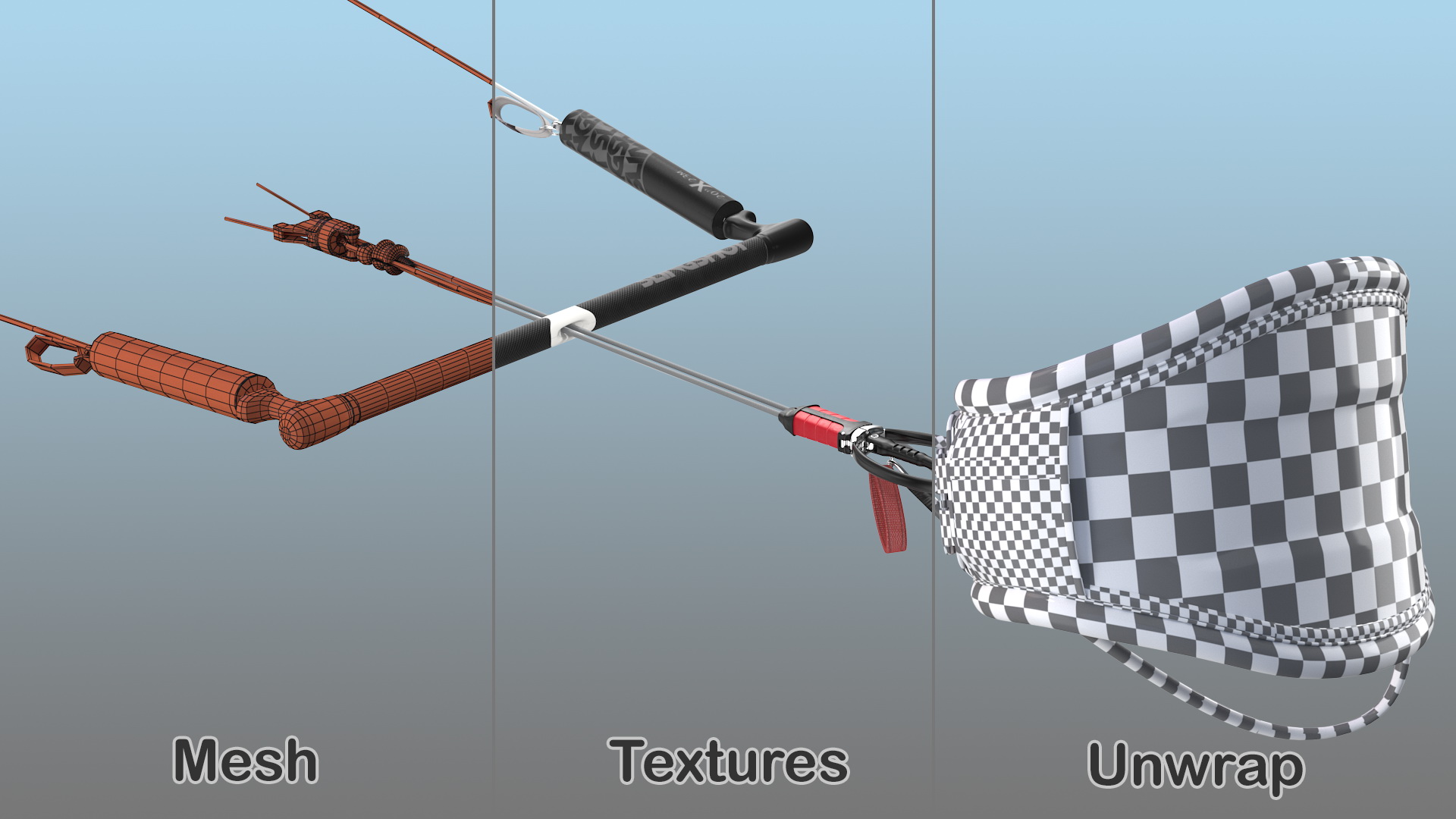 3D Compstick Control Bar with Belt