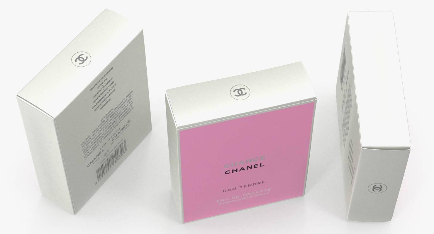 3D model Parfum Box Chanel Chance Eau Tendre