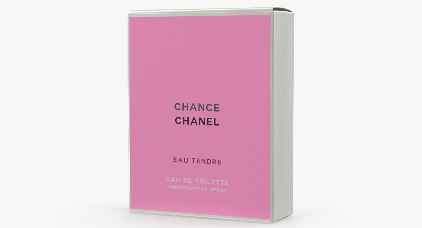 3D model Parfum Box Chanel Chance Eau Tendre