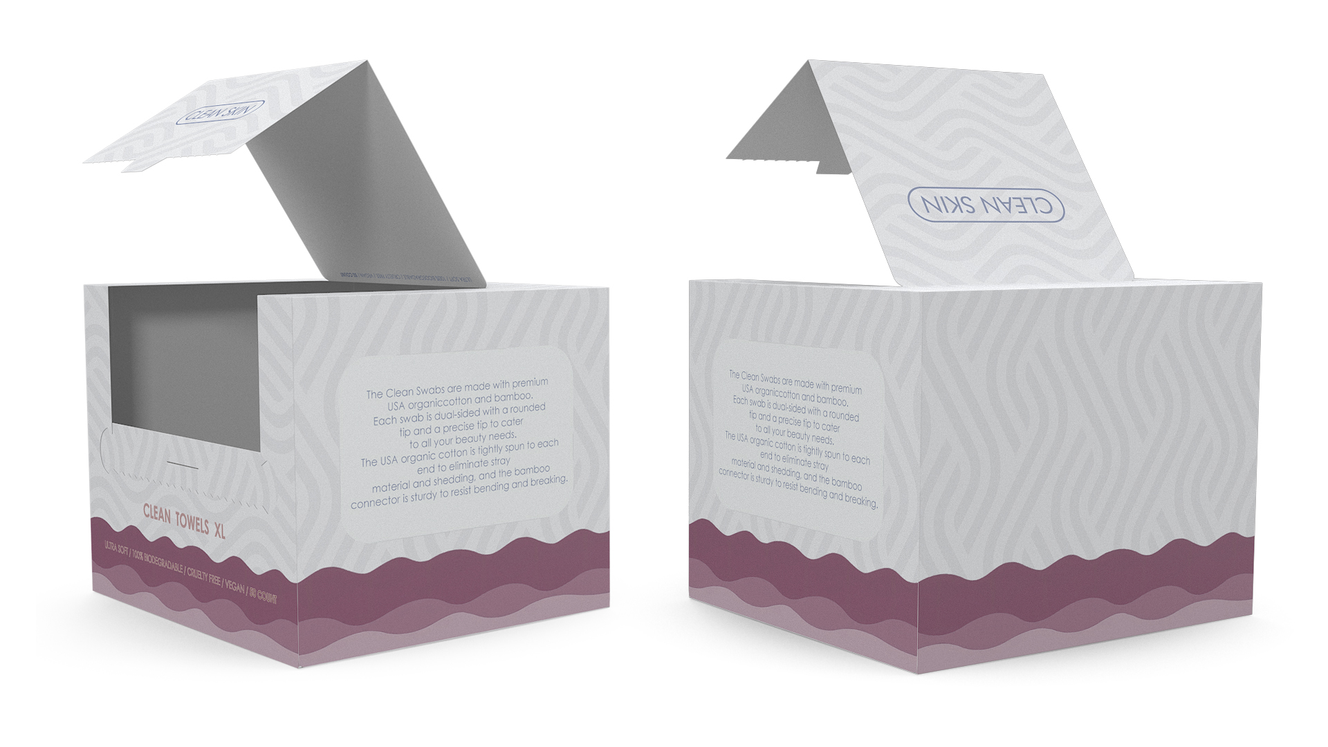 3D Paper Towel Box Empty