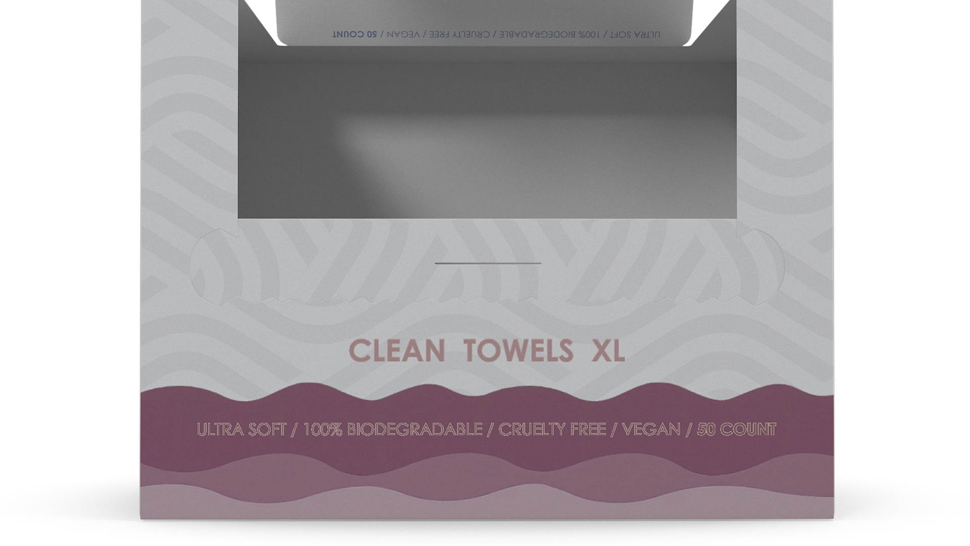3D Paper Towel Box Empty