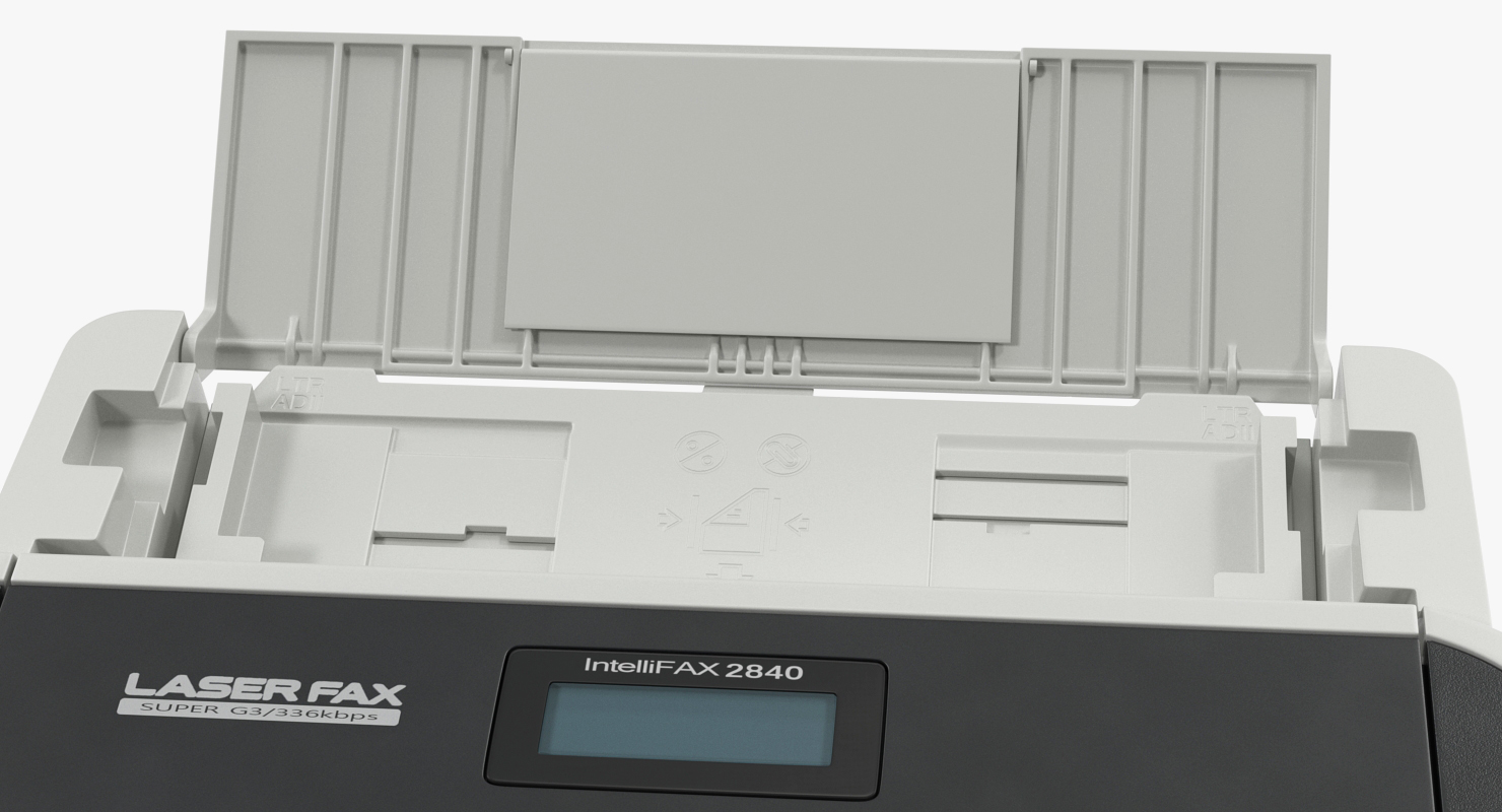 3D Brother FAX 2840 Laser Fax Machine with Copy Function model