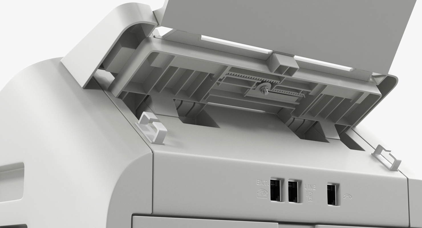 3D Brother FAX 2840 Laser Fax Machine with Copy Function model