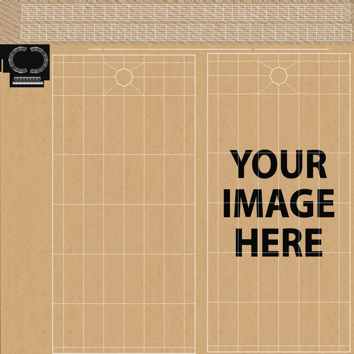 3D Label Tag Rectangular