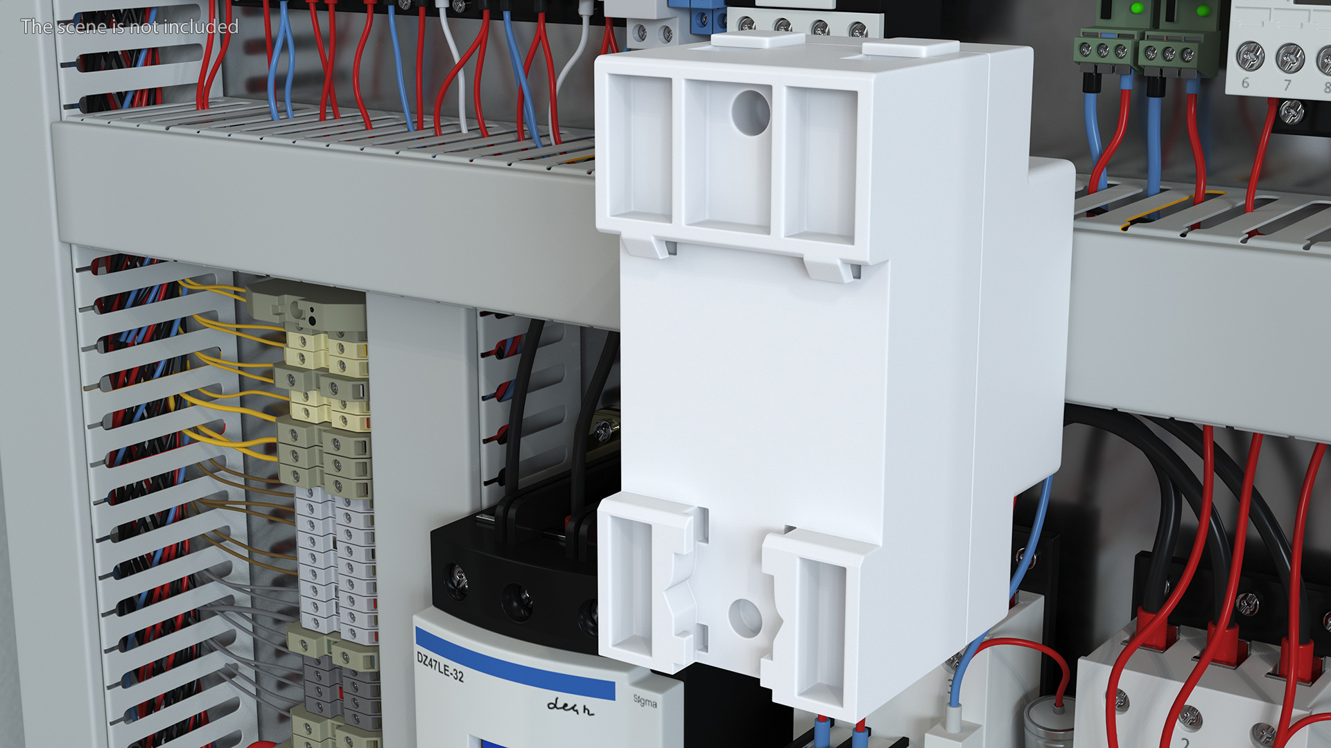 3D model Wifi Smart Energy Monitor Turned On