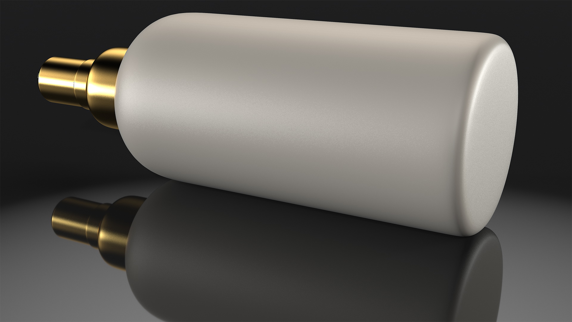 3D Gold Cosmetic Spray Bottle