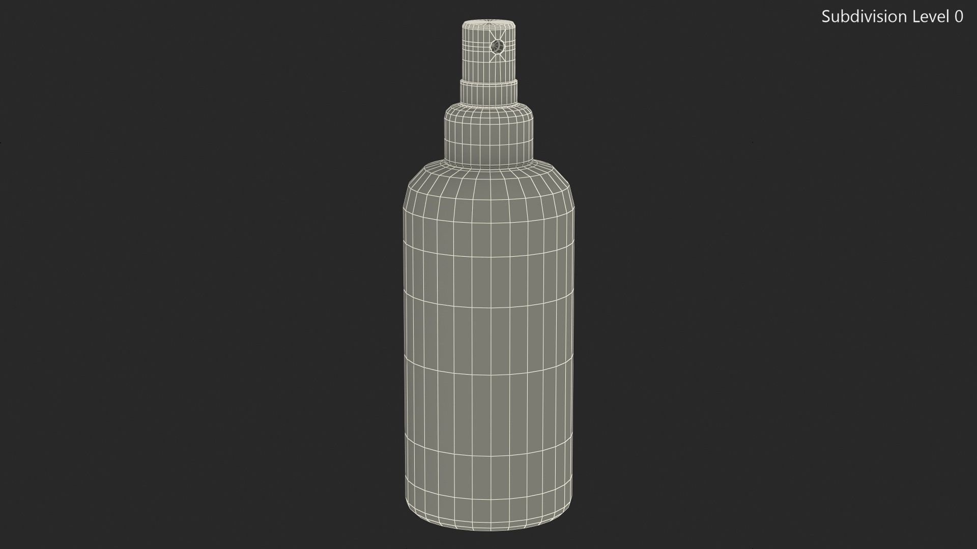 3D Gold Cosmetic Spray Bottle