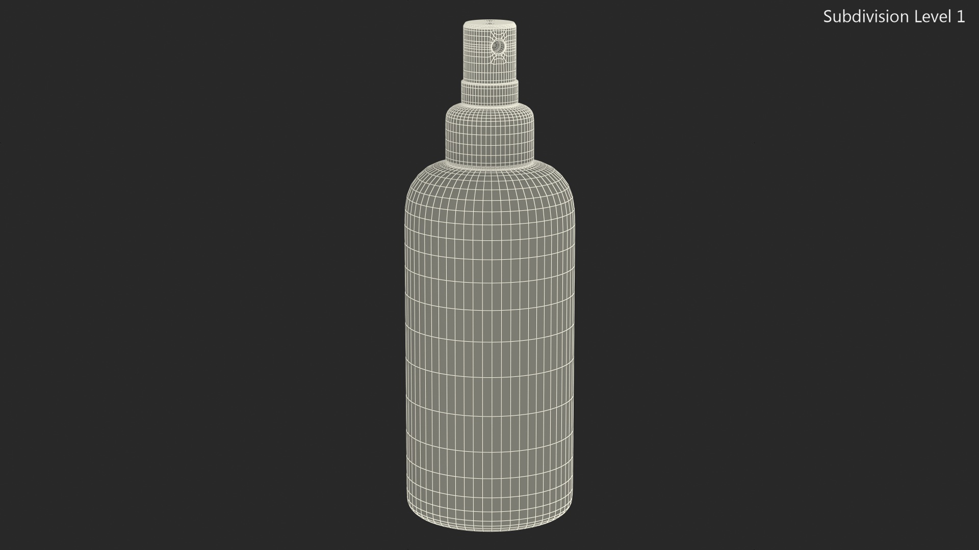 3D Gold Cosmetic Spray Bottle