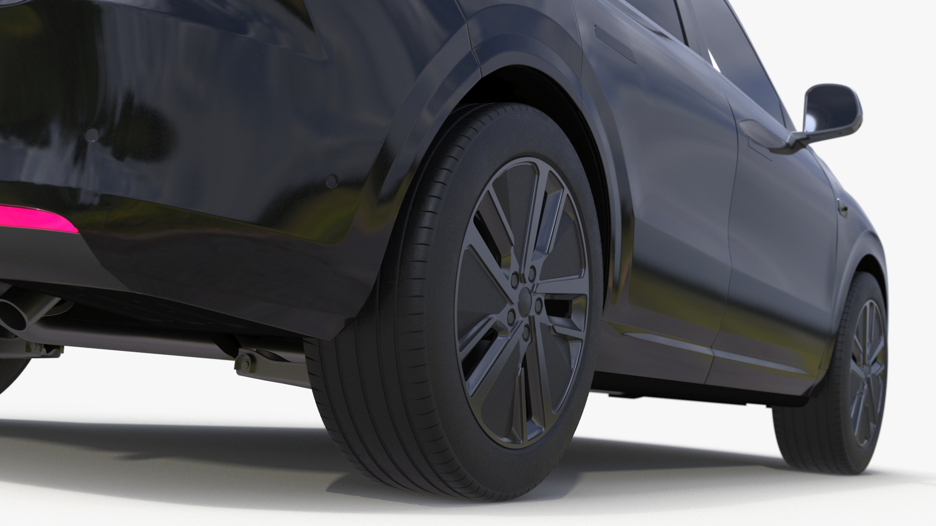 3D CUV Obsidian Black model