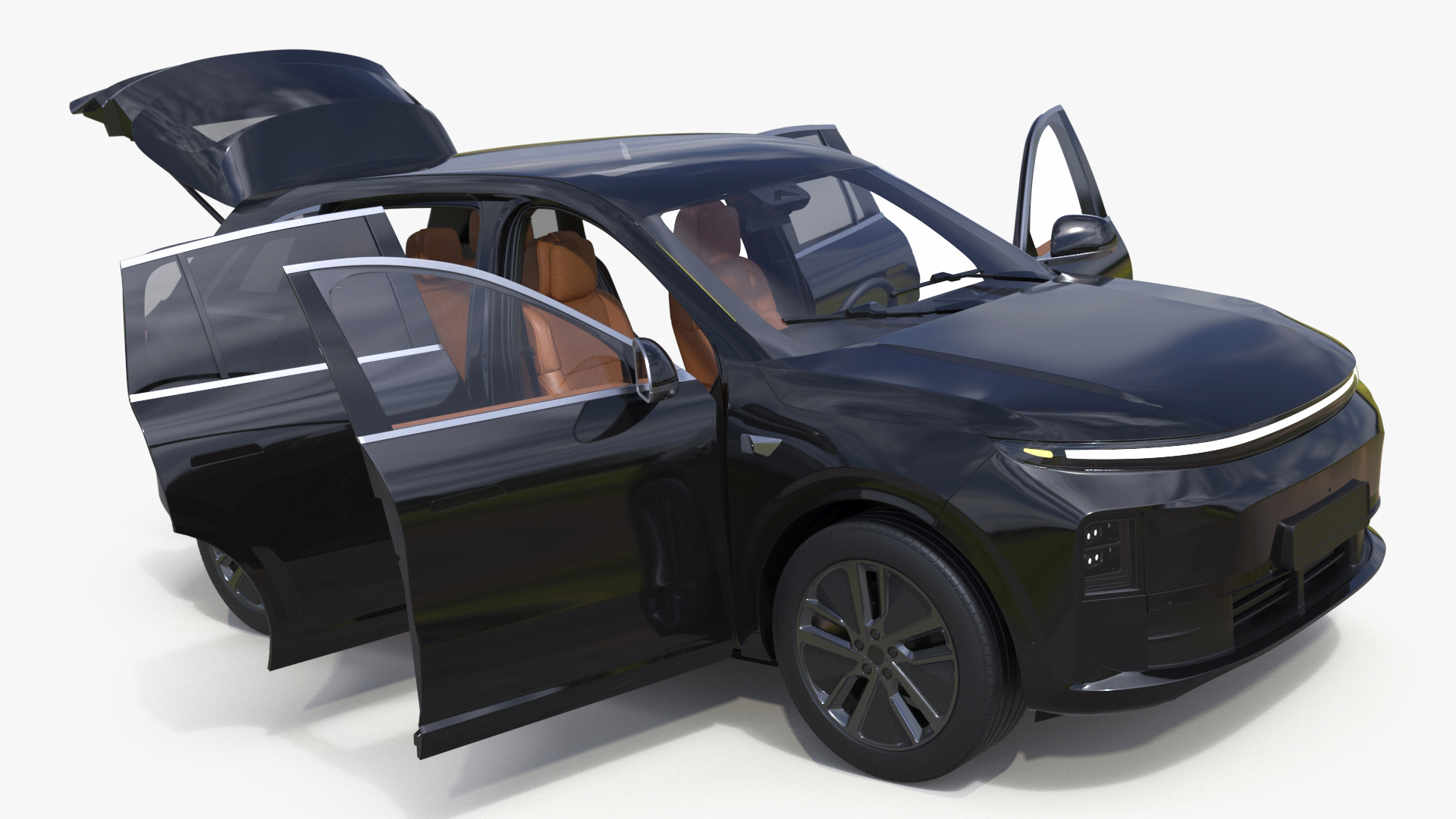 3D CUV Obsidian Black model