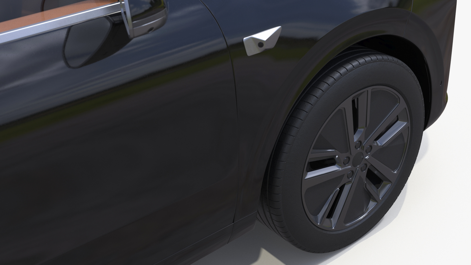 3D CUV Obsidian Black model