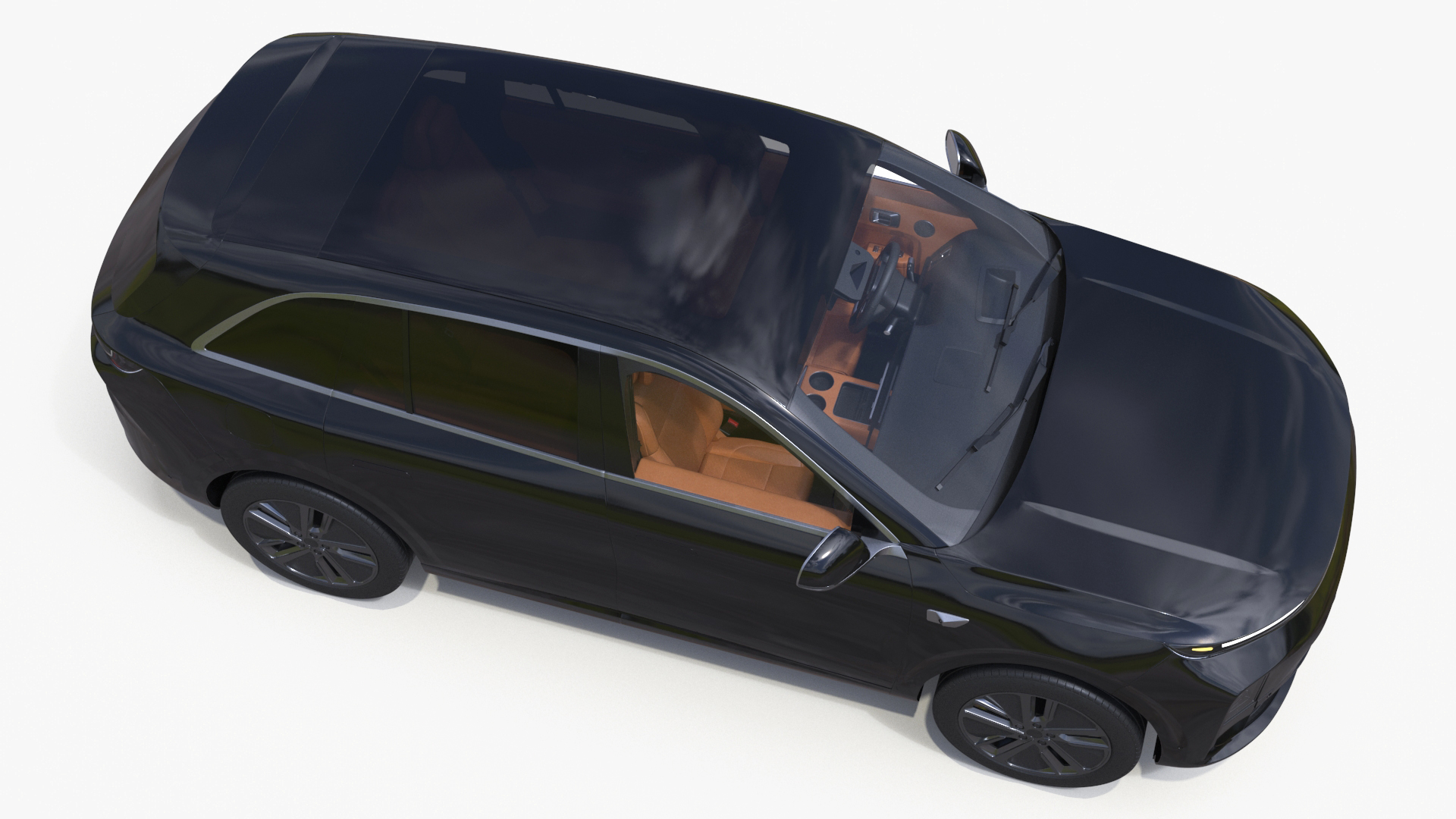 3D CUV Obsidian Black model