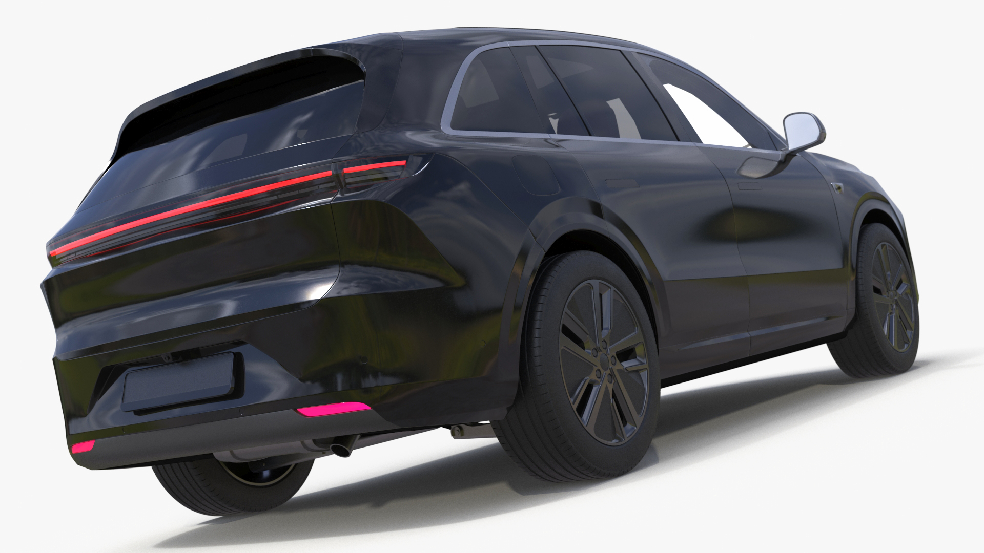 3D CUV Obsidian Black model