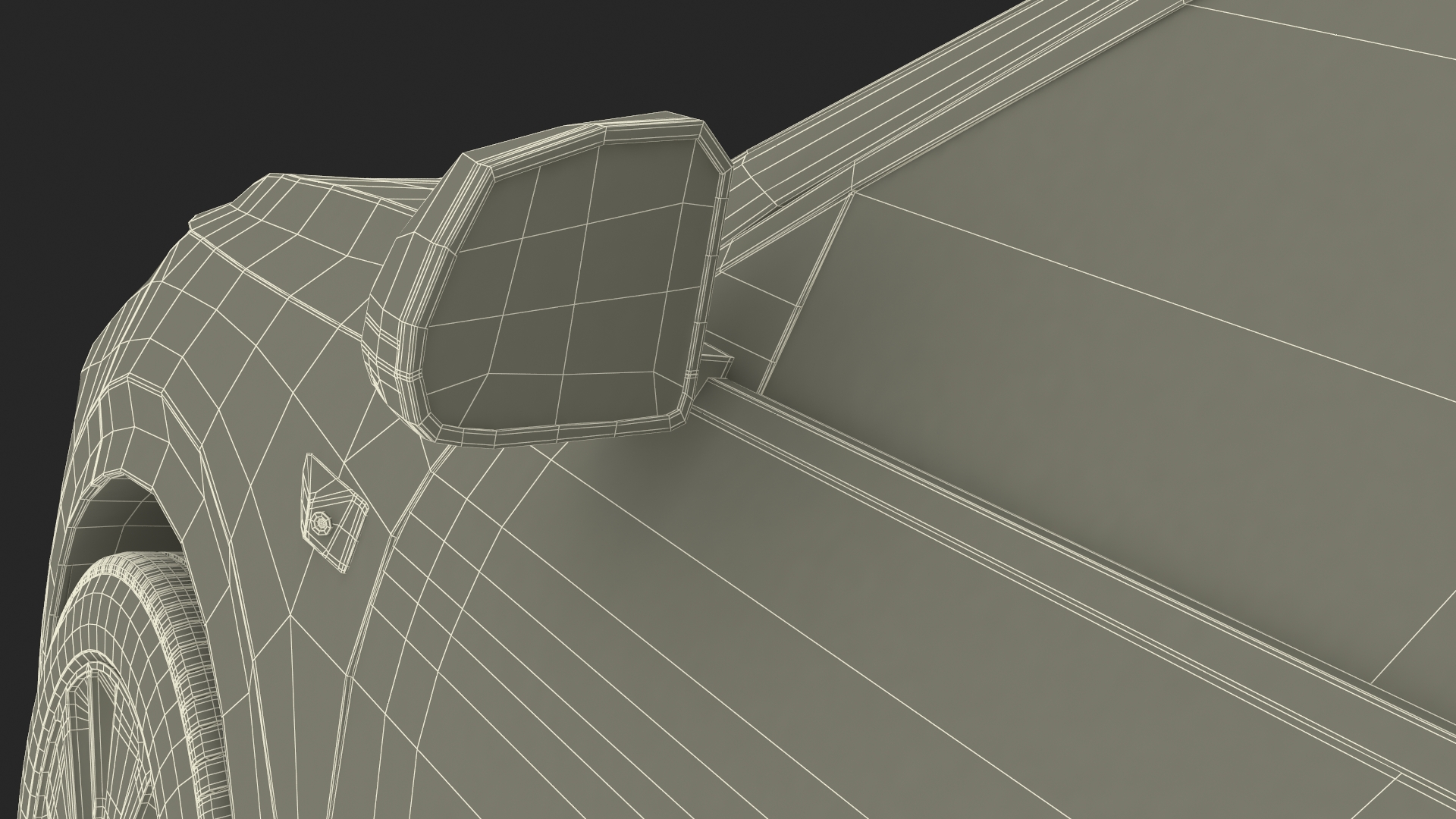 3D CUV Obsidian Black model