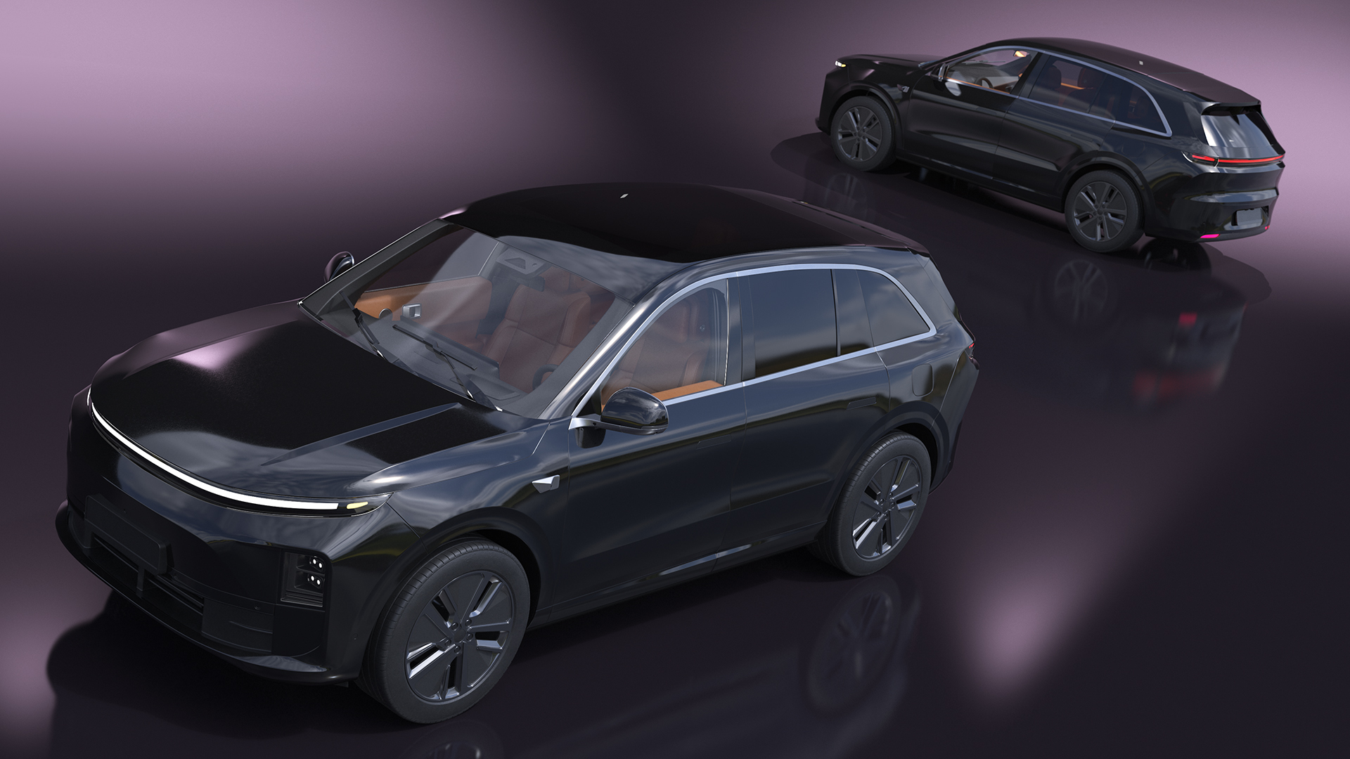 3D CUV Obsidian Black model