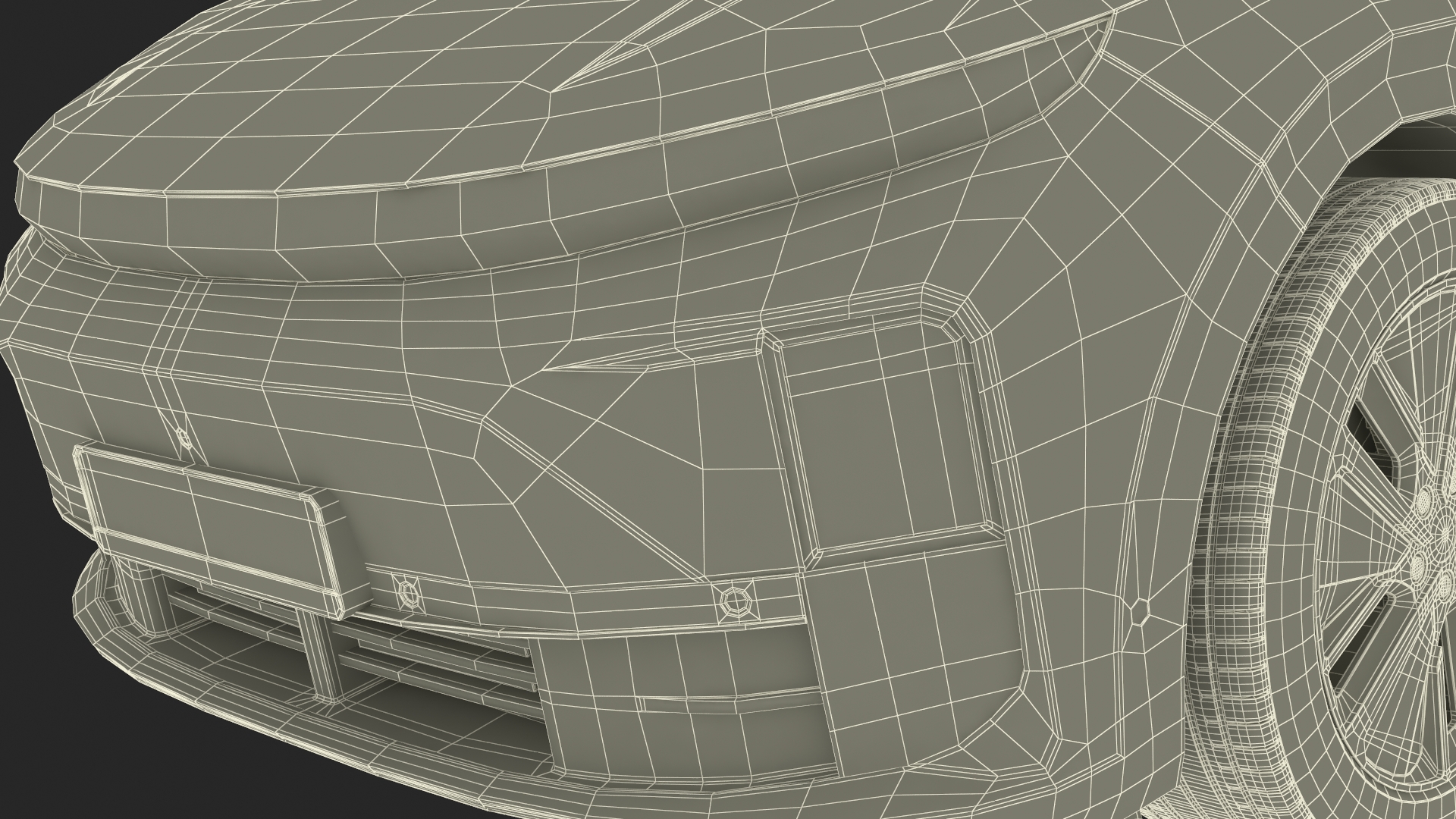 3D CUV Obsidian Black model