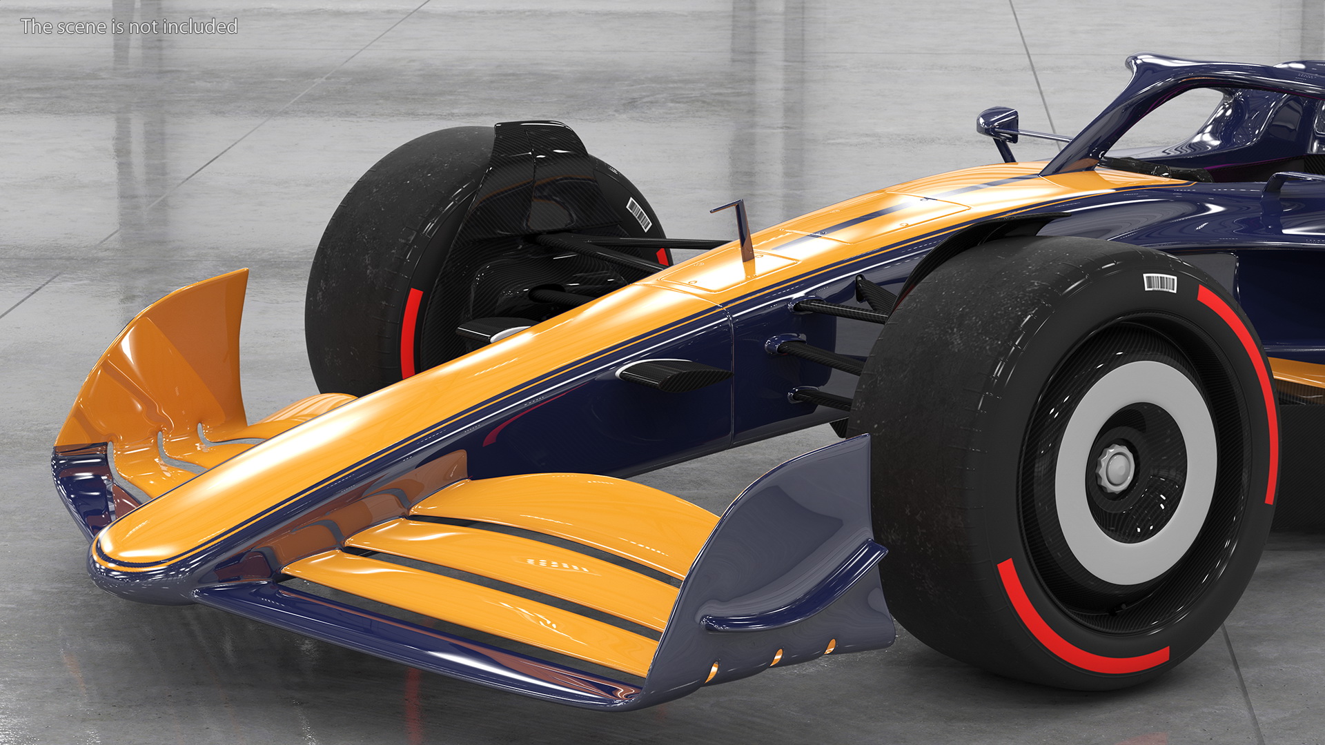 3D Open Wheel Racing Car