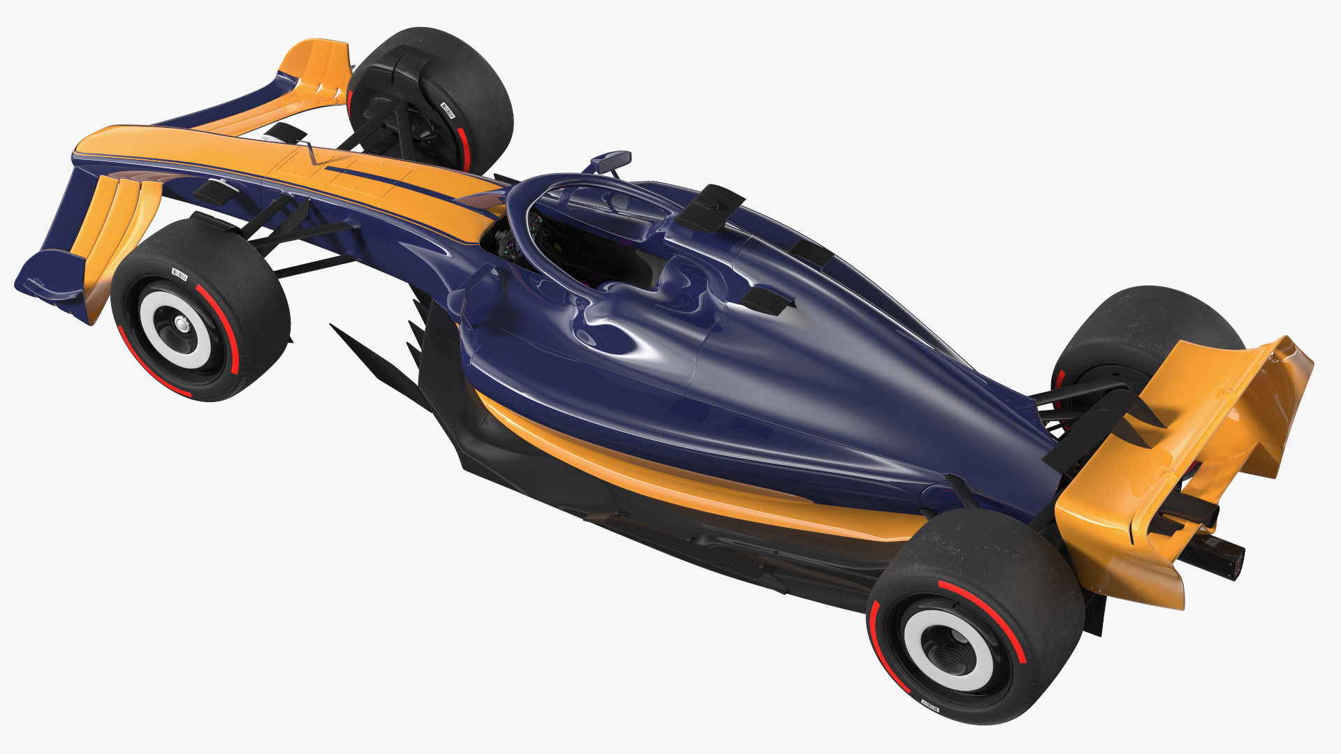3D Open Wheel Racing Car