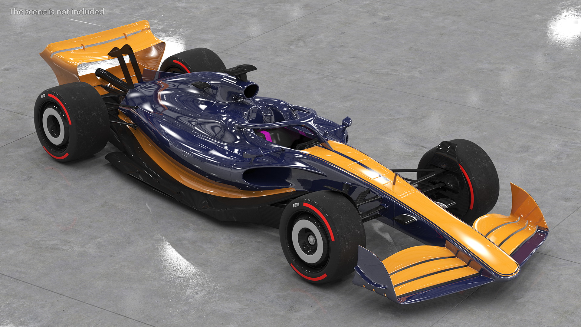 3D Open Wheel Racing Car