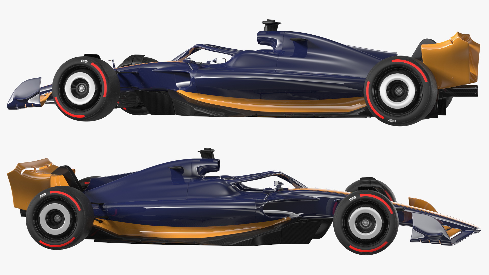 3D Open Wheel Racing Car