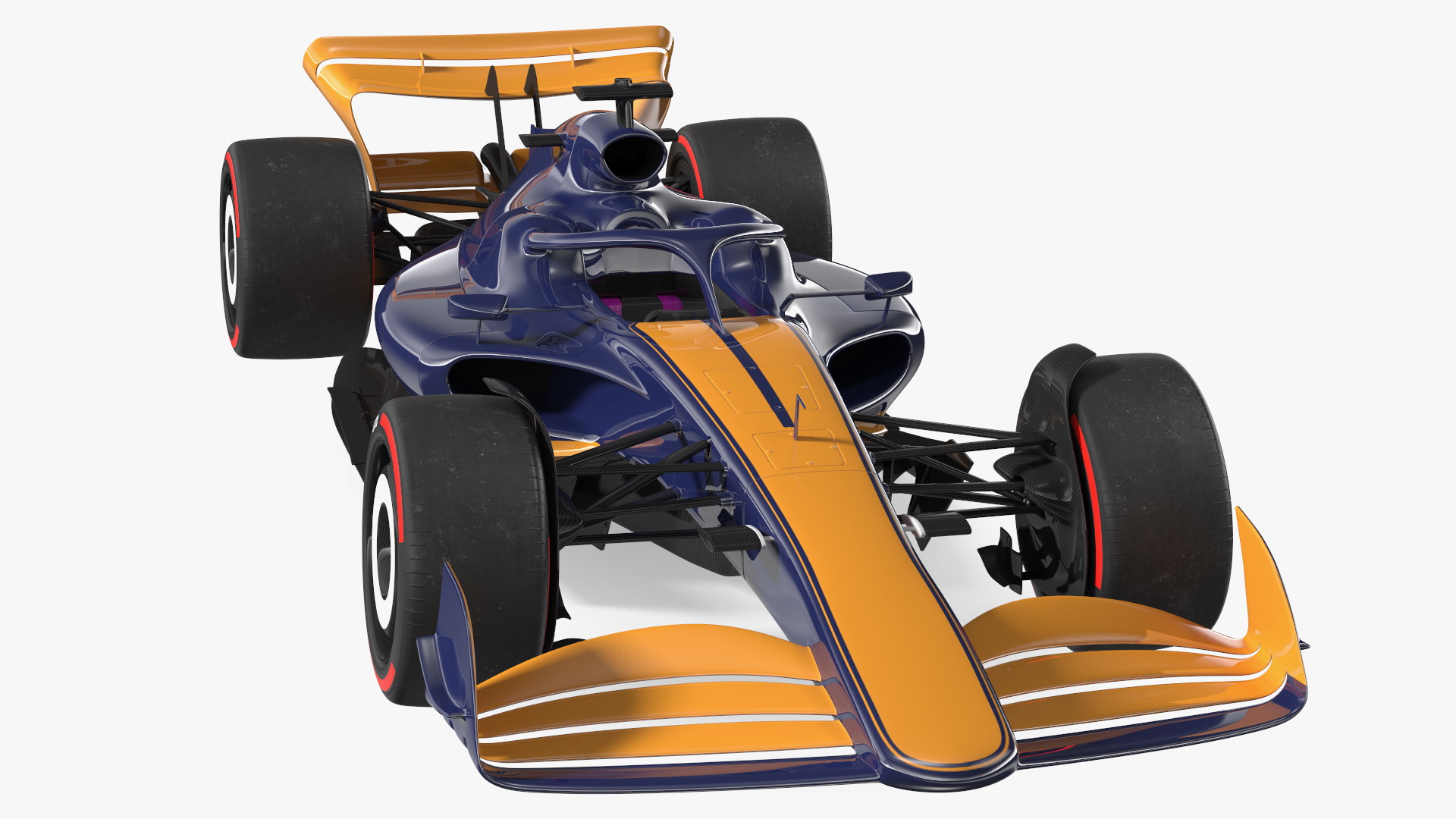 3D Open Wheel Racing Car