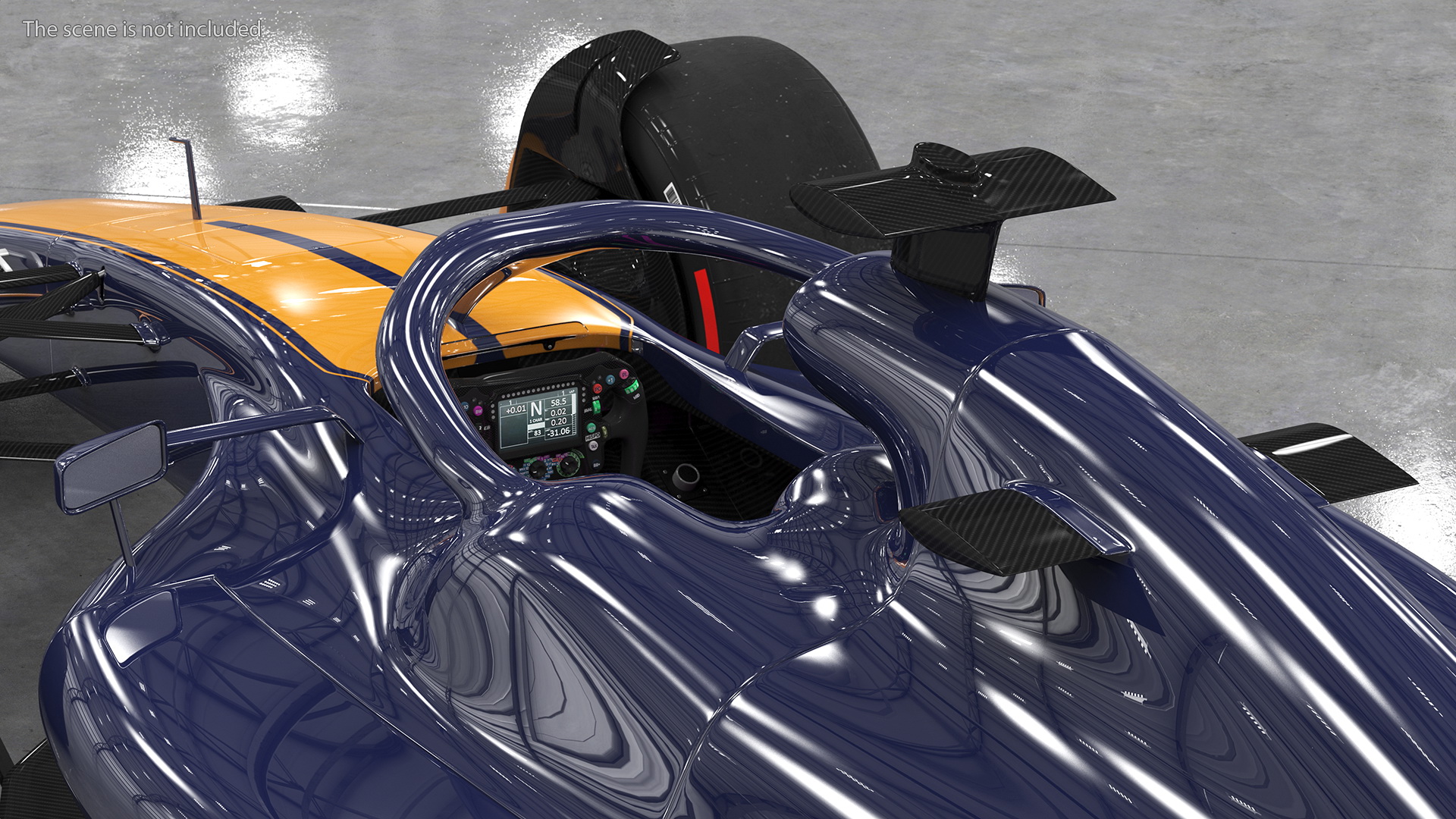 3D Open Wheel Racing Car