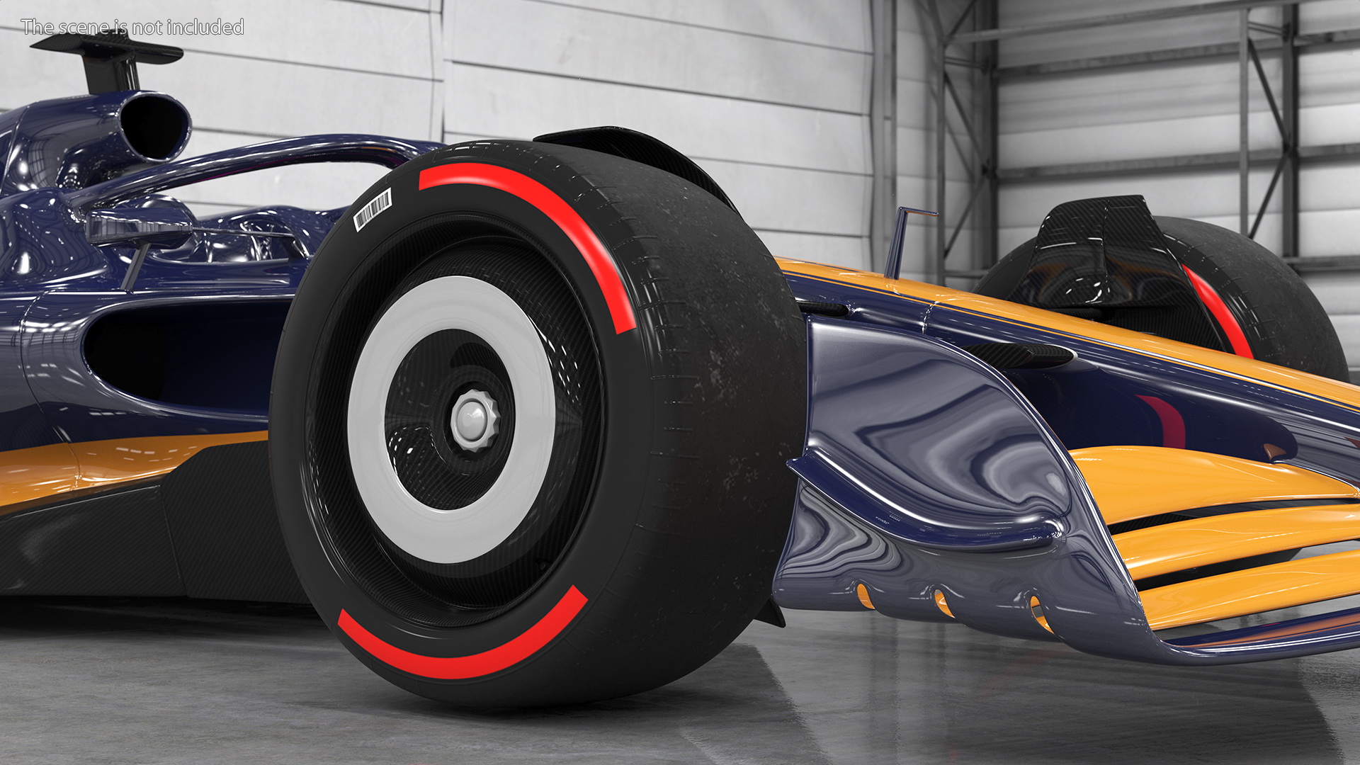 3D Open Wheel Racing Car