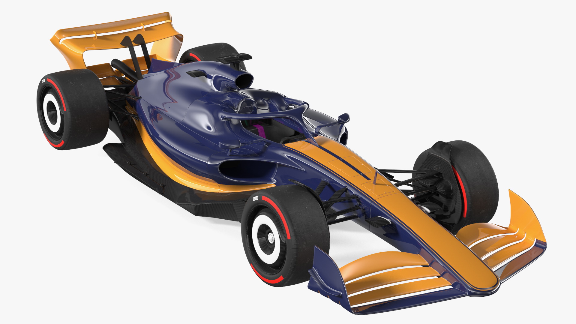 3D Open Wheel Racing Car