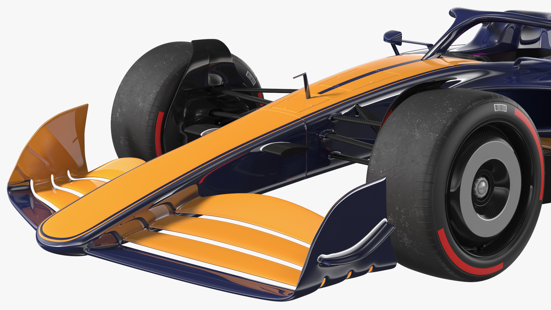 3D Open Wheel Racing Car
