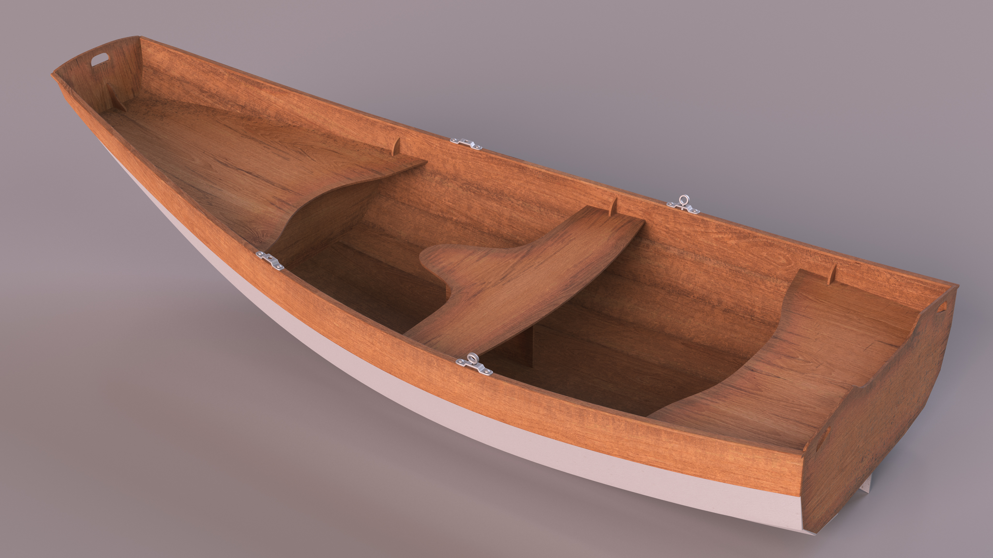 Pram Boat 3D model