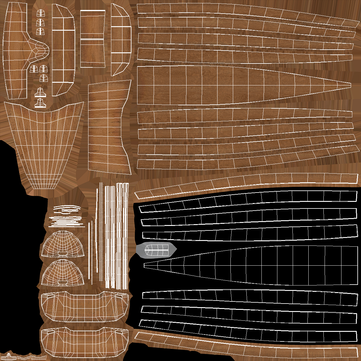Pram Boat 3D model