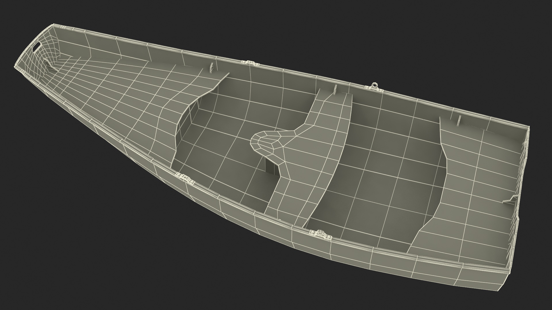Pram Boat 3D model