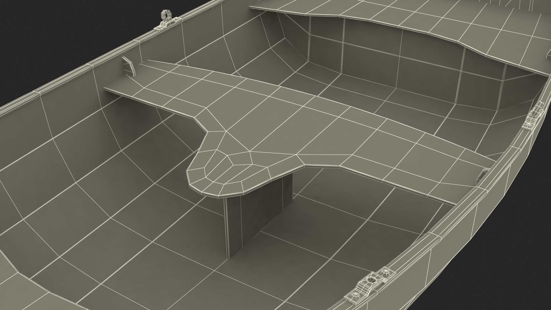 Pram Boat 3D model