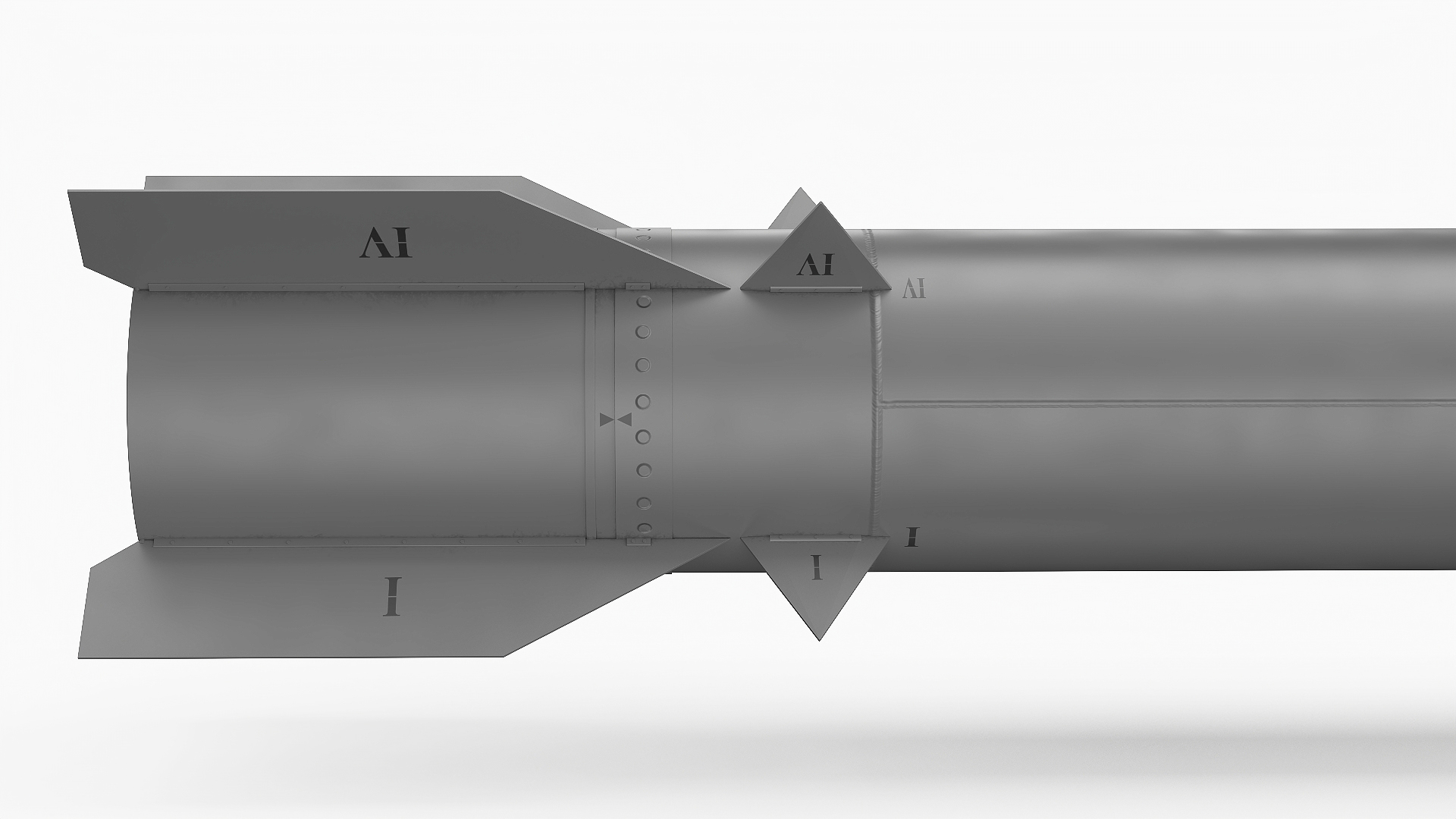 Generic Military Missile 3D model