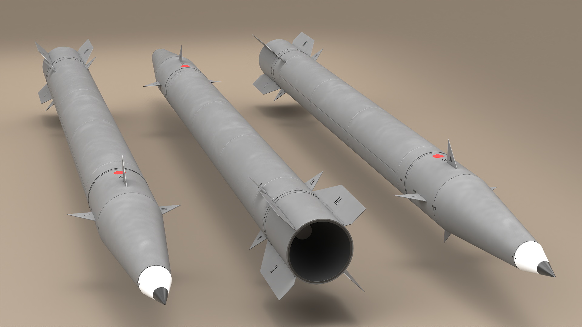 Generic Military Missile 3D model