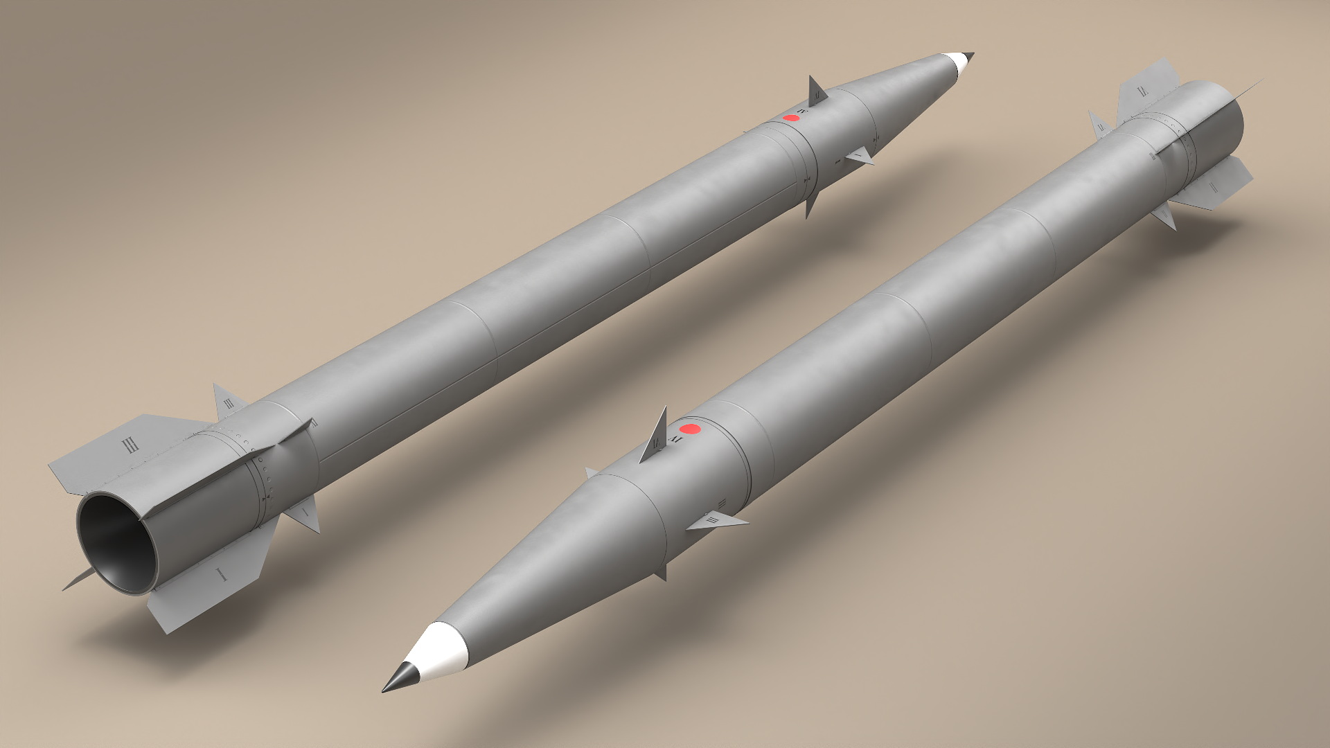 Generic Military Missile 3D model