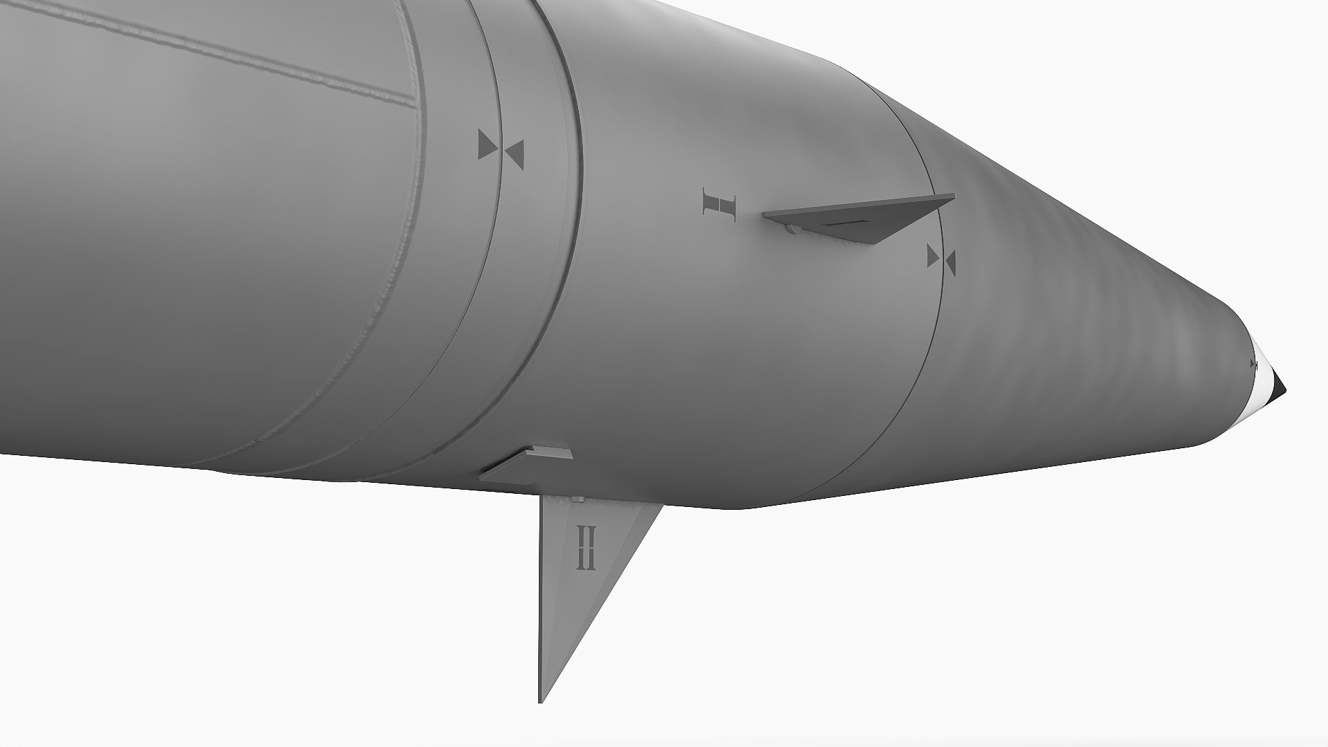 Generic Military Missile 3D model