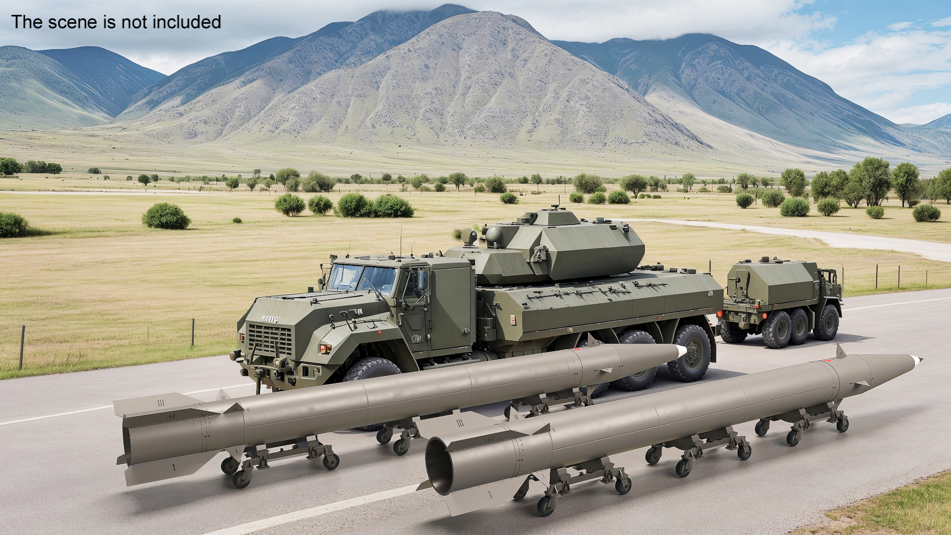 Generic Military Missile 3D model