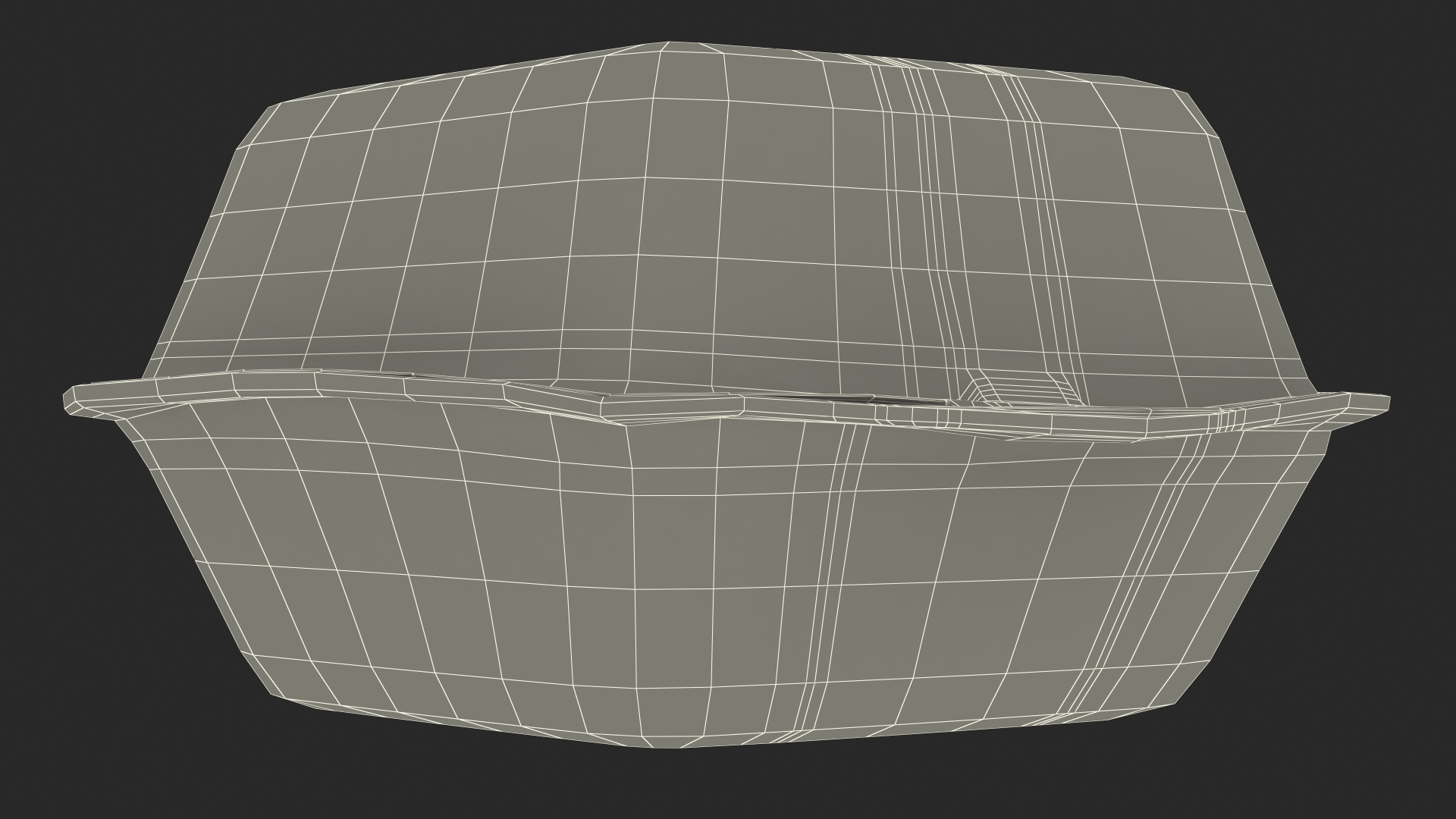 3D Food Container Square Closed model