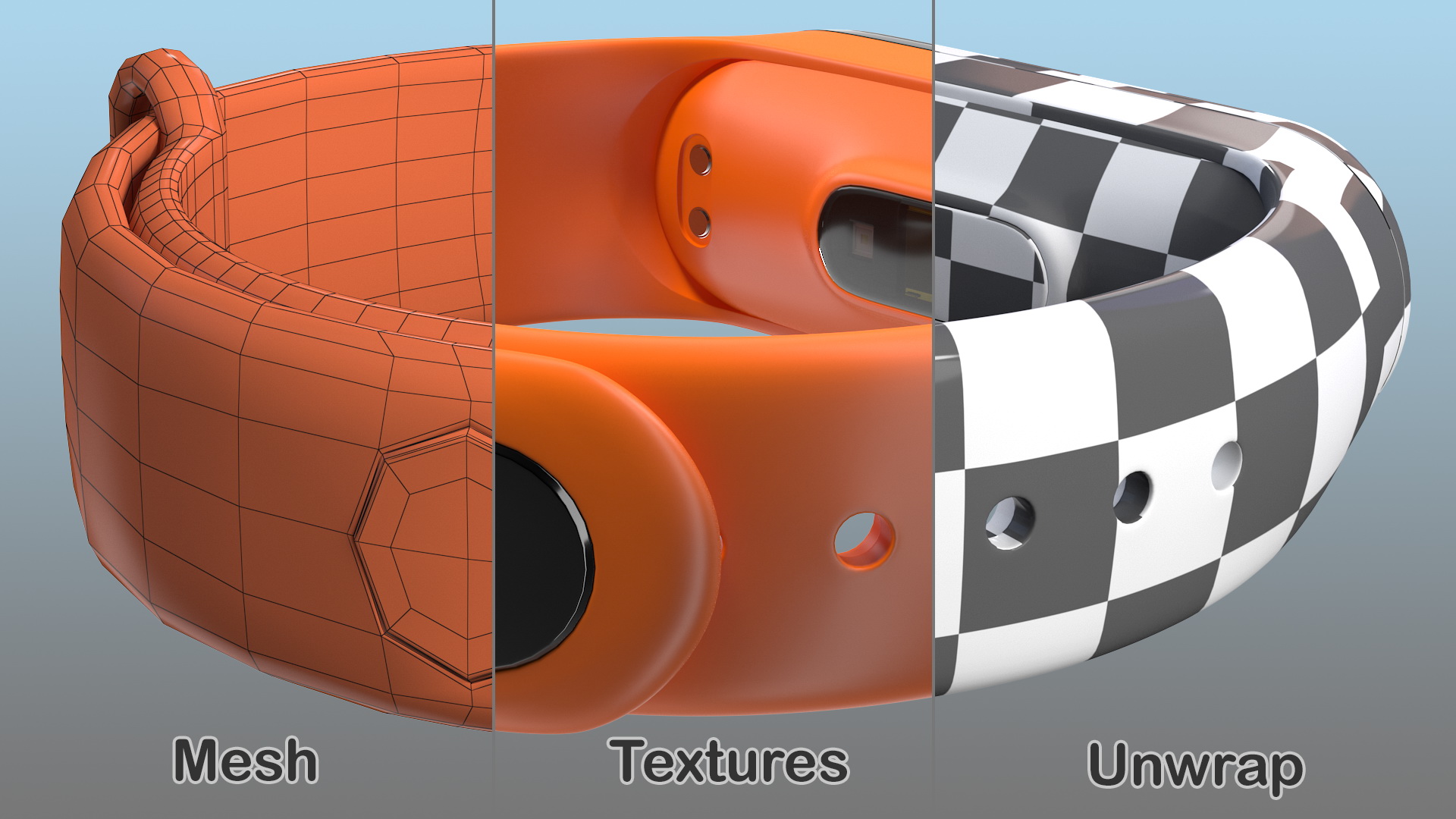 Smart Watch Fitness Tracker 3D