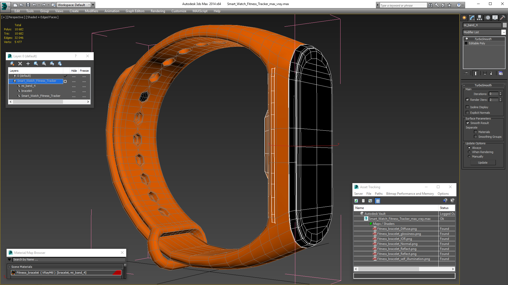 Smart Watch Fitness Tracker 3D