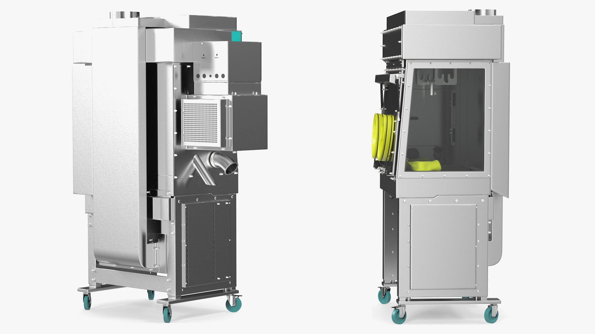 3D Laminar Flow Glovebox Sterile Isolator model
