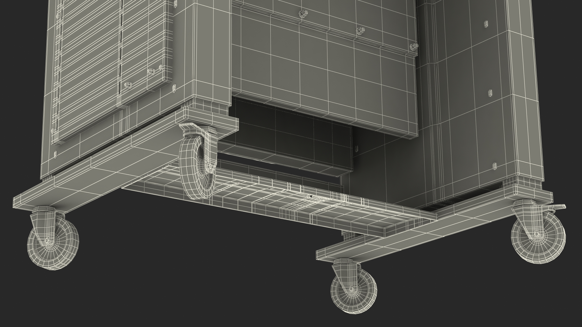 3D Laminar Flow Glovebox Sterile Isolator model