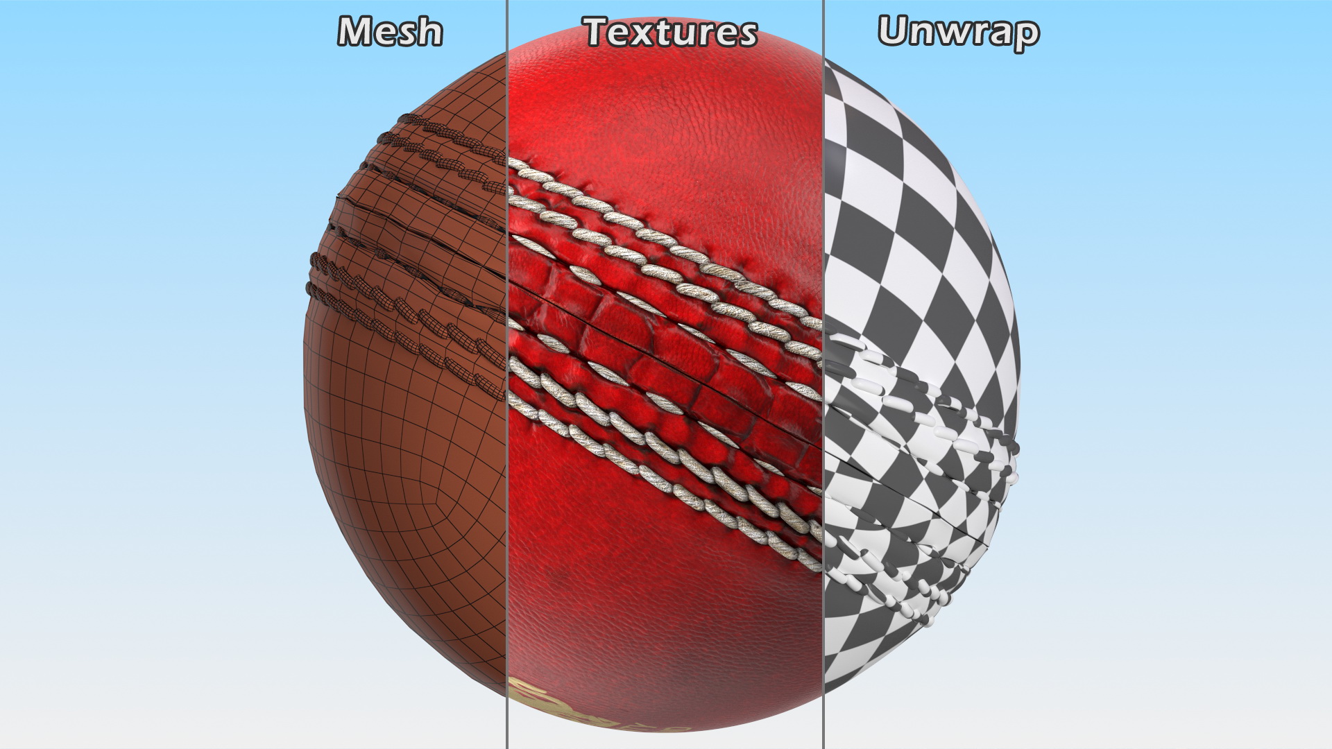 3D model Cricket Ball Duke And Son