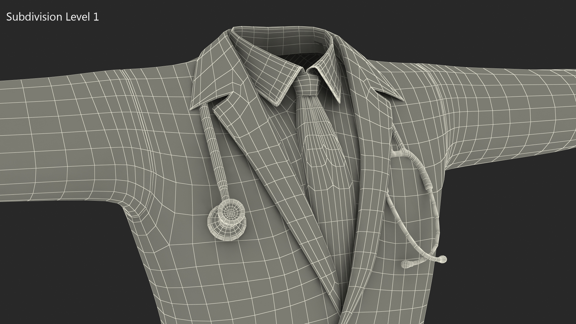 Doctor Clothes 3D model