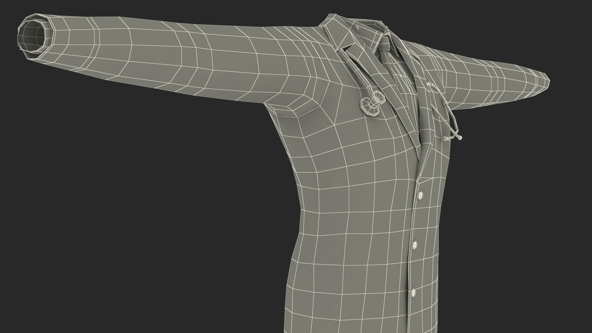 Doctor Clothes 3D model