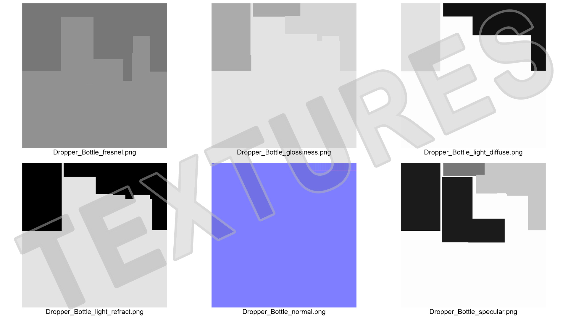 3D Glass Dropper model